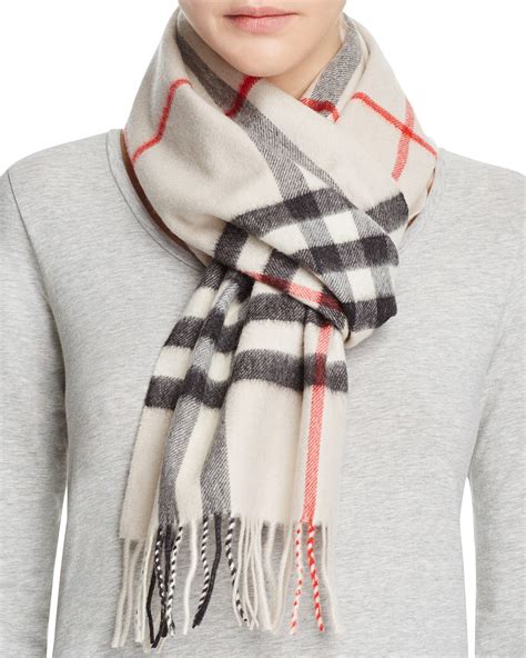 burberry check cashmere scarf sale